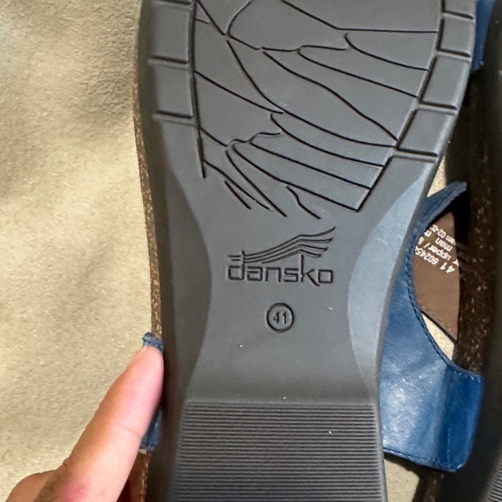 Dansko Reece Women's Vibrant Blue Sandals - Picture 7 of 13